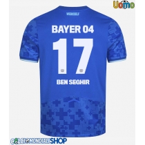 Maglie da calcio Bayer Leverkusen Eliesse Ben Seghir #17 Terza Maglia 2025-26 Manica Corta